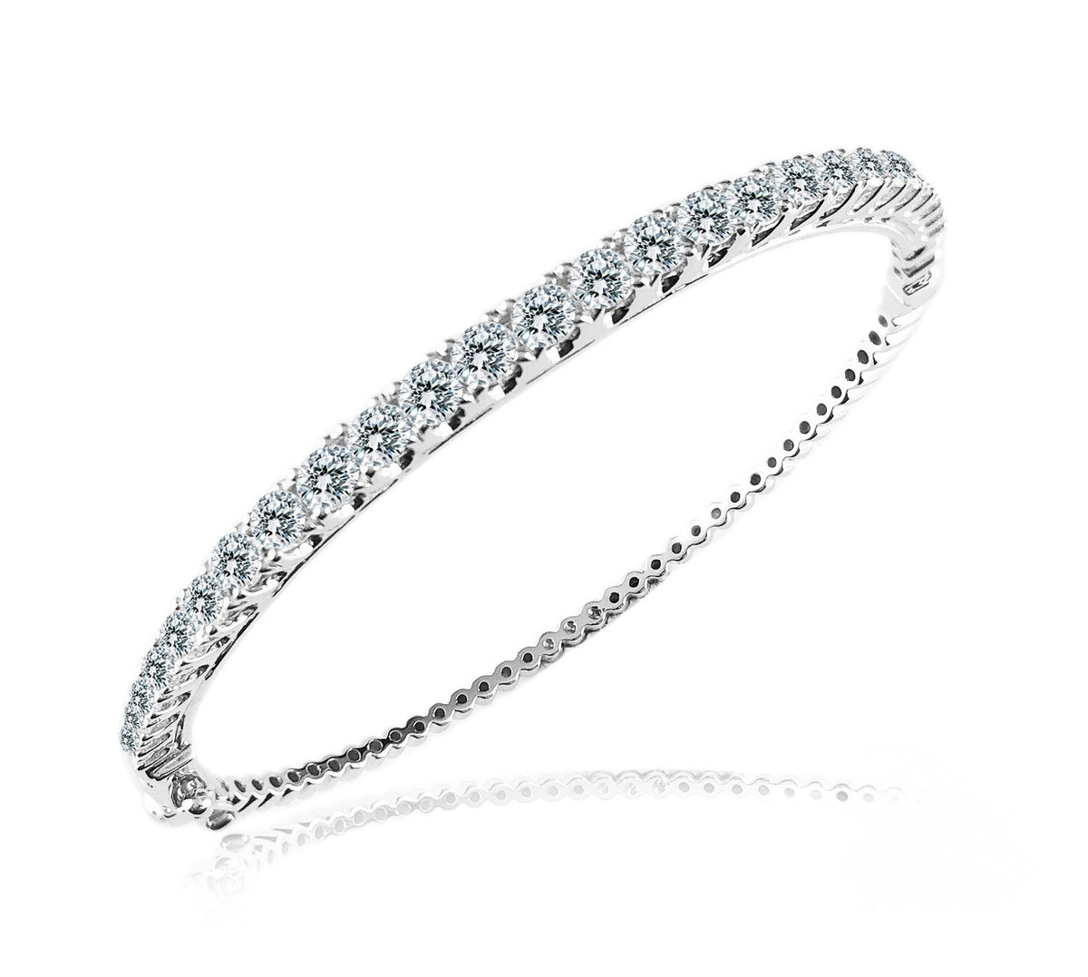 Half Brilliant Bangle