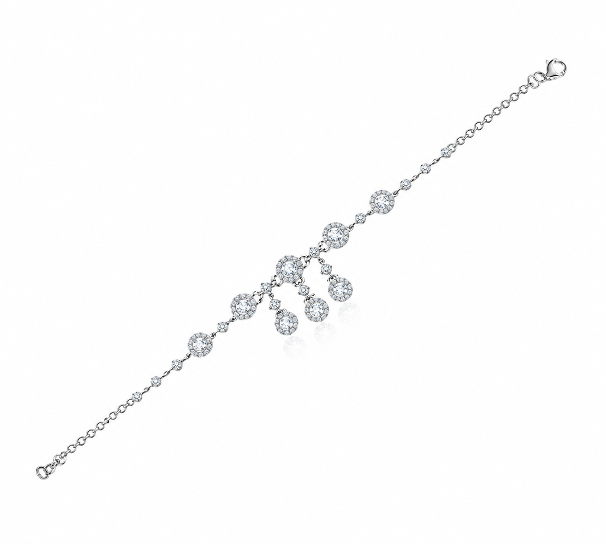 Rosette Cascade Bracelet