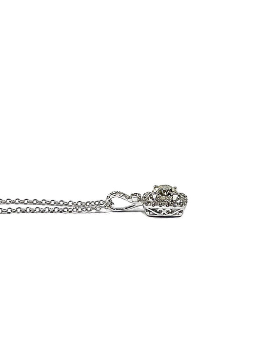 Halo Diamond Pendant