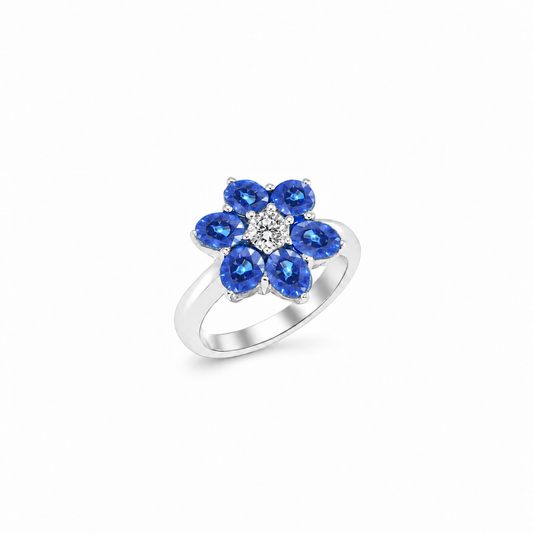 Sapphire Bloom Ring