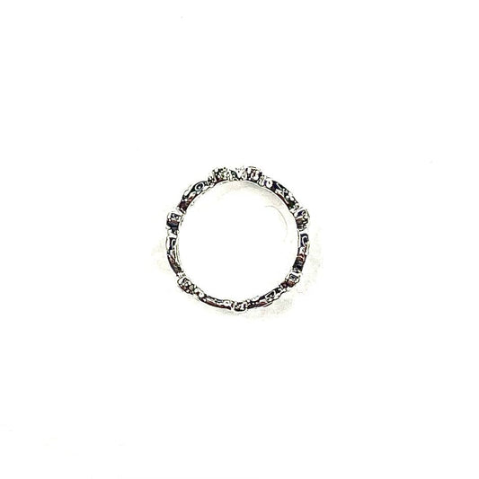 Ruby Lattice Milgrain Ring