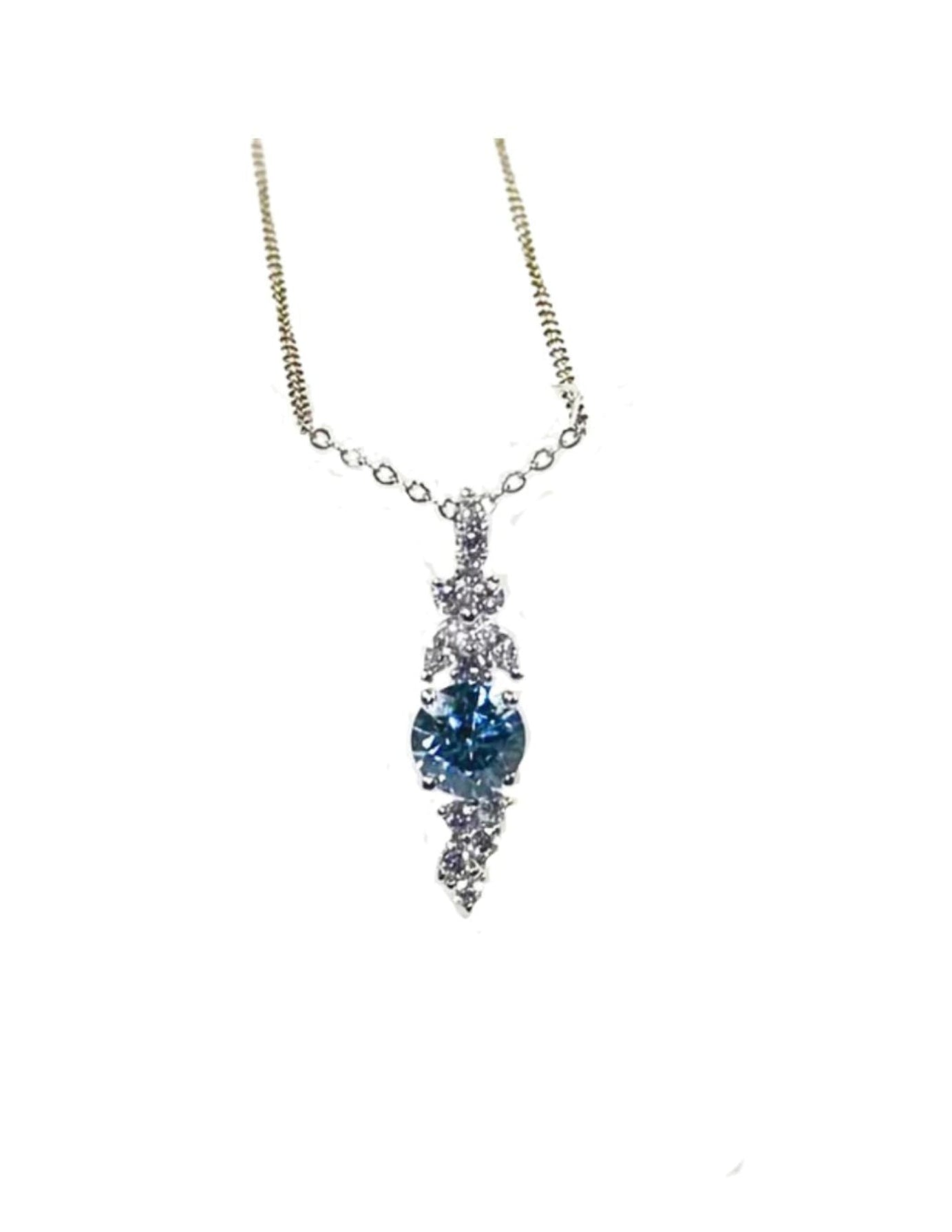 Blue Diamond Pendant