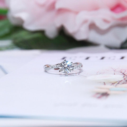 eClarity Tango Diamond Engagement Ring