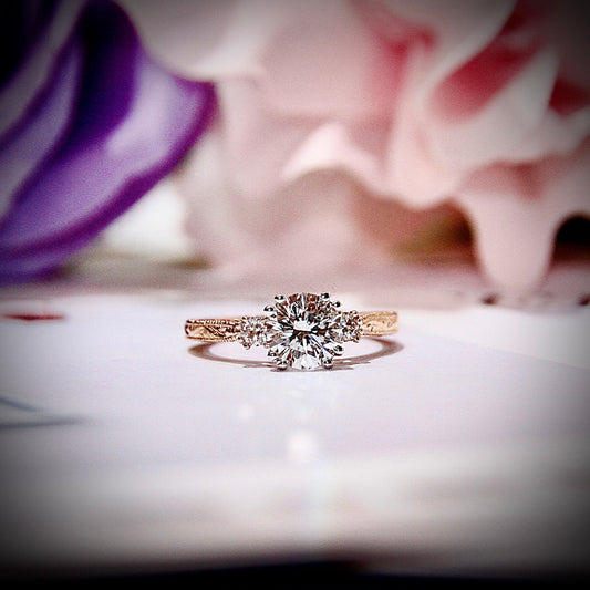 A Symbol of Love’s Past, Present, and Future: The Trilogy Engagement Ring