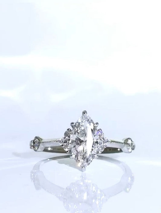 Captivating Elegance: The Beauty of a Marquise Engagement Ring