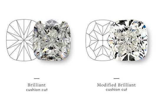 Cushion Diamonds: Cushion Brilliant vs Cushion Modified