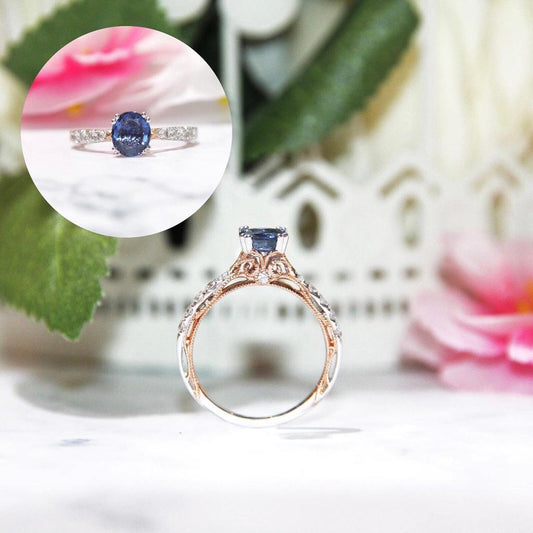 Vintage Ring Setting Designs Collection in 18k Gold