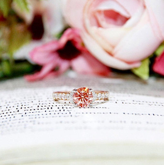 eClarity Pink Diamond Engagement Ring Collection
