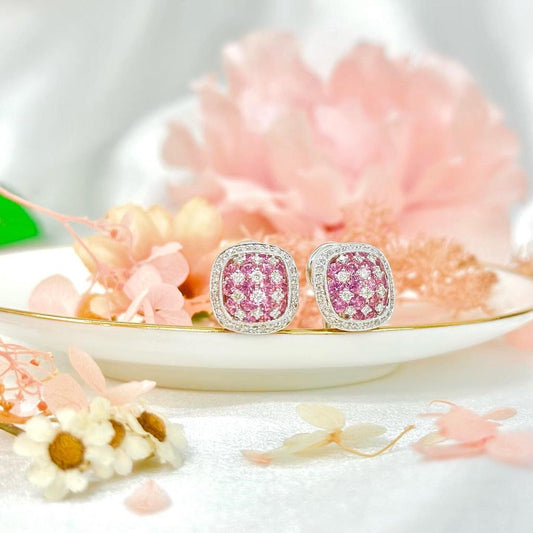 Bespoke Gemstones and Diamonds earrings