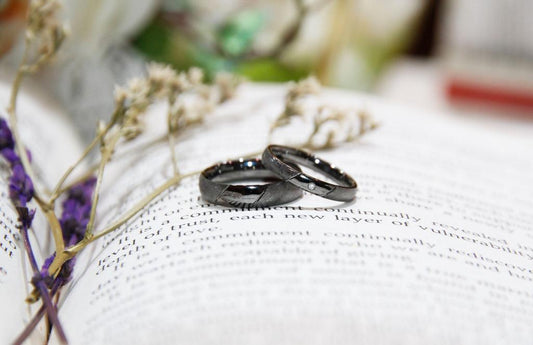 Black Wedding Bands Collection