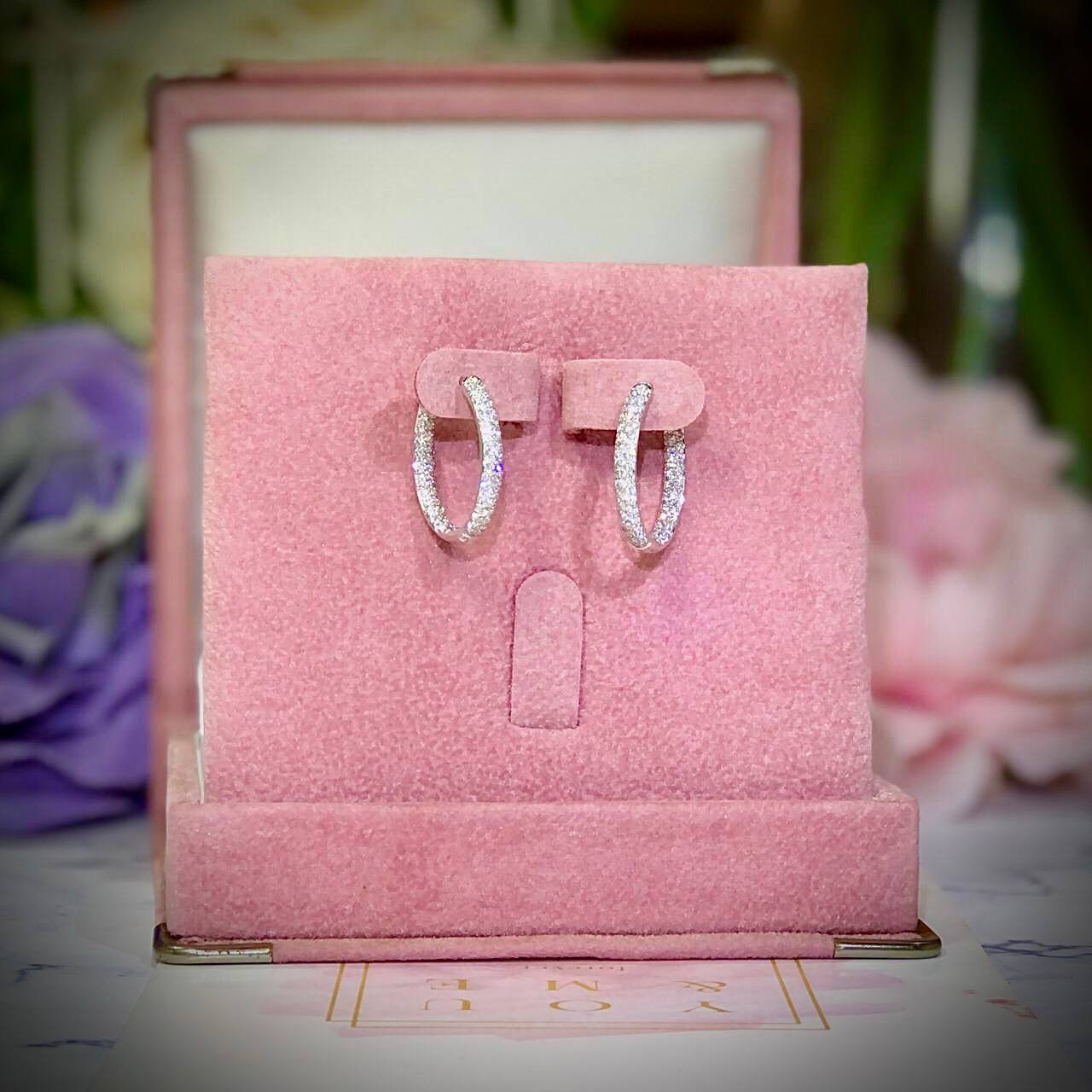 [For Rent] Brilliant Hoop Earrings (To Buy: $7,182)