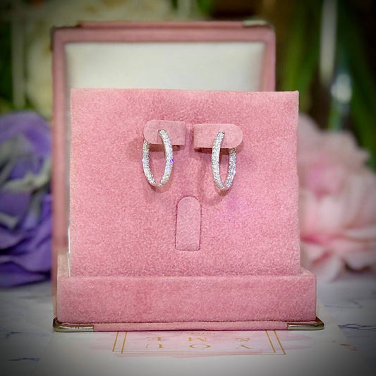 [For Rent] Brilliant Hoop Earrings (To Buy: $7,182)