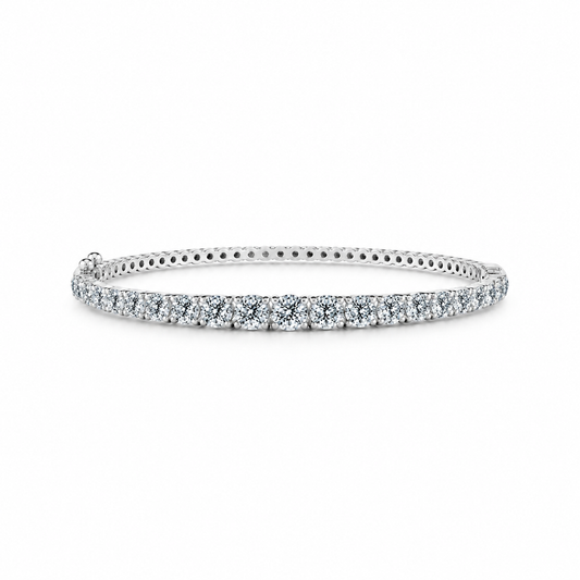 Half Brilliant Bangle