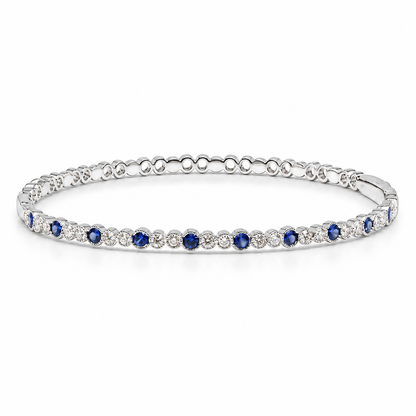Sapphire Rhythm Bangle