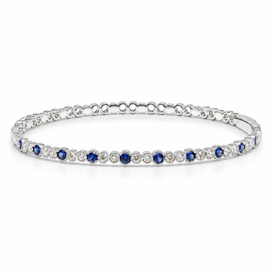 Sapphire Rhythm Bangle