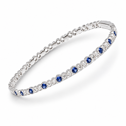Sapphire Rhythm Bangle