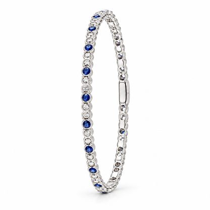 Sapphire Rhythm Bangle