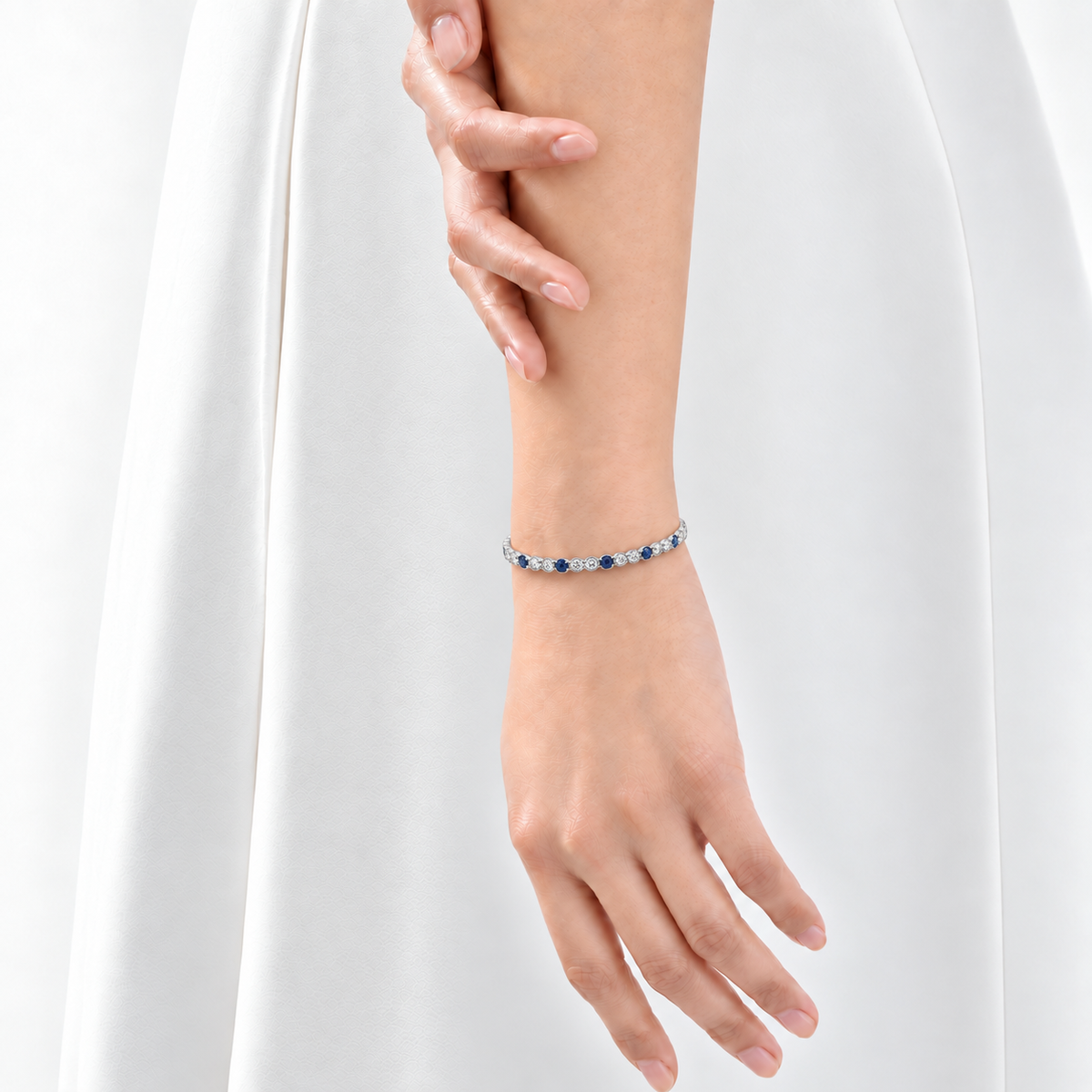 Sapphire Rhythm Bangle