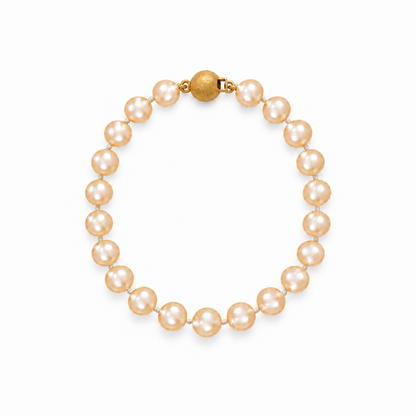 Akoya Soft Pinkish Overtone Pearl Bracelet