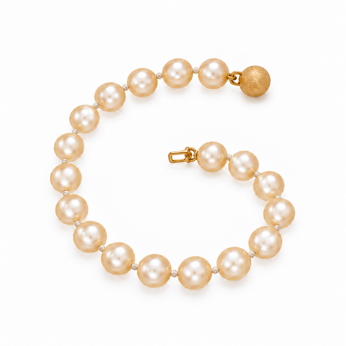 Akoya Soft Pinkish Overtone Pearl Bracelet