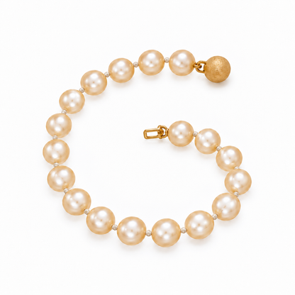 Akoya Soft Pinkish Overtone Pearl Bracelet