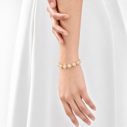 Akoya Soft Pinkish Overtone Pearl Bracelet