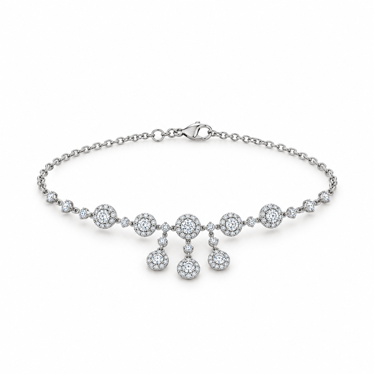 Rosette Cascade Bracelet