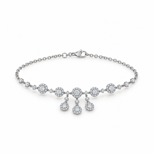 Rosette Cascade Bracelet