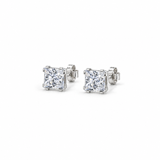 Prism Solitaire Earrings
