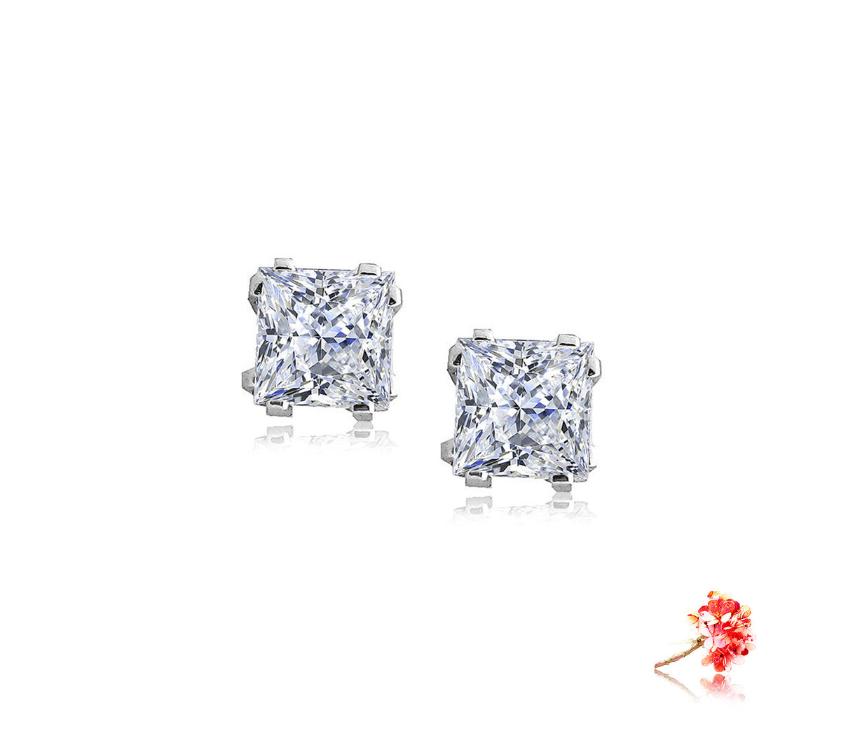 Prism Solitaire Earrings