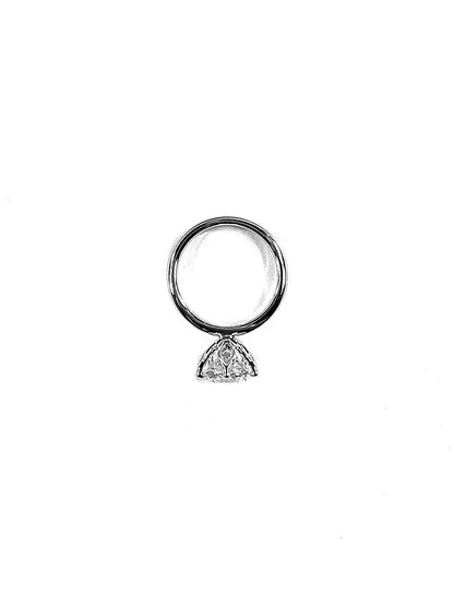 Natural Round Diamond Ring- Tulip