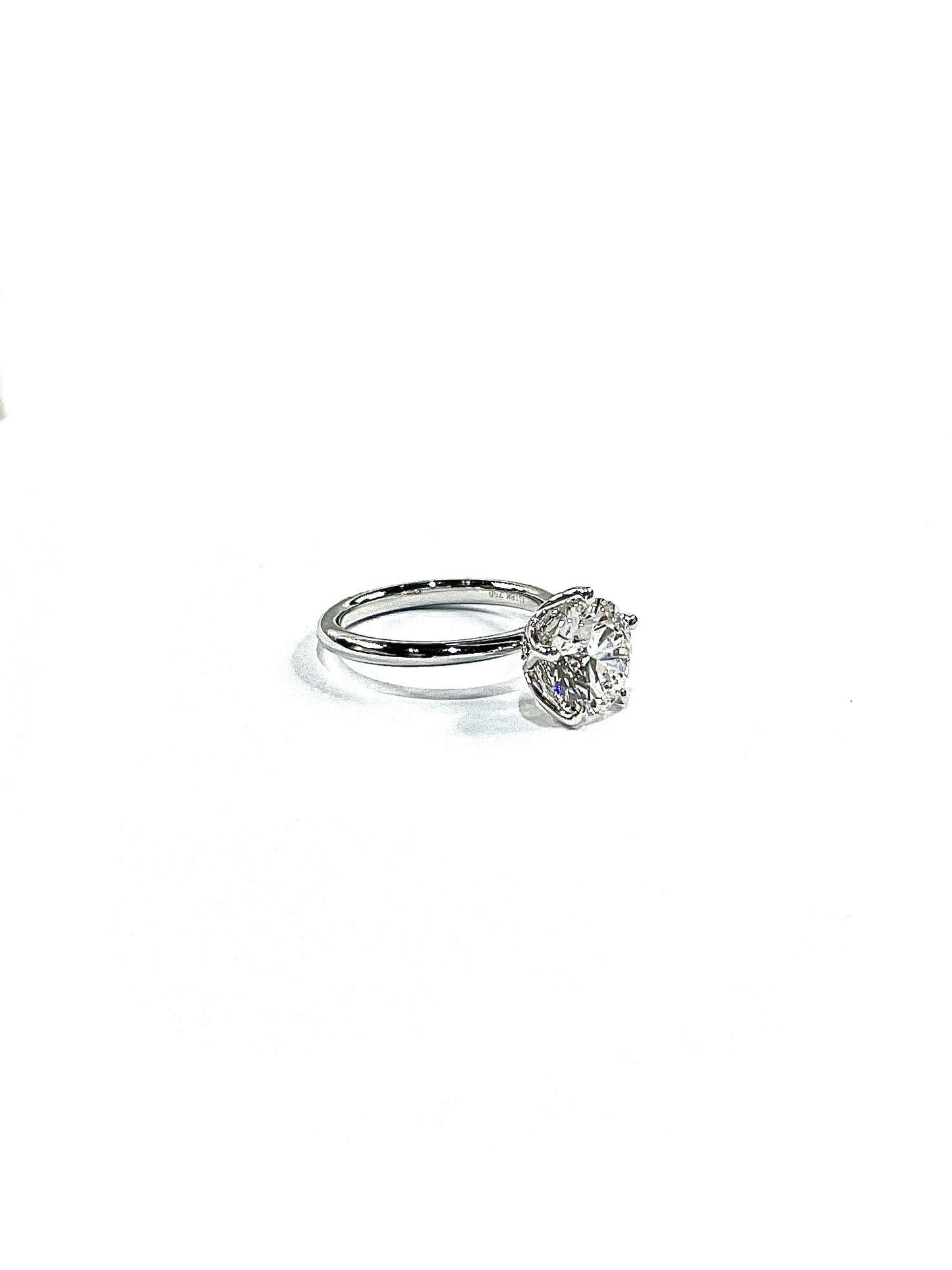 Natural Round Diamond Ring- Tulip