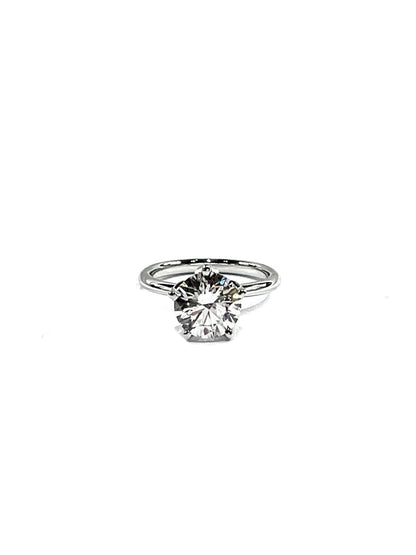 Natural Round Diamond Ring- Tulip