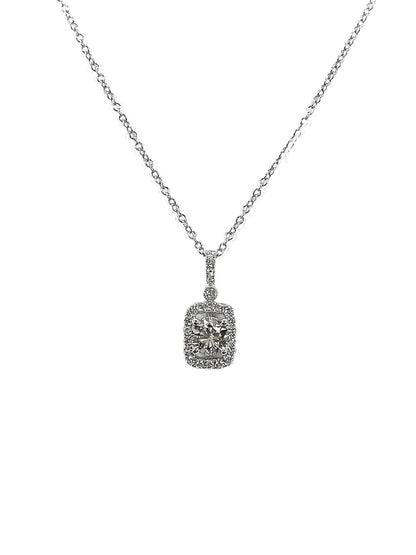 Halo Diamond Pendant