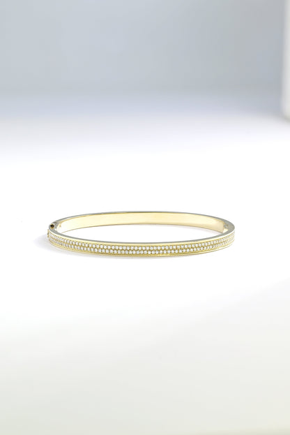 Love Me Bangle - Champagne Gold