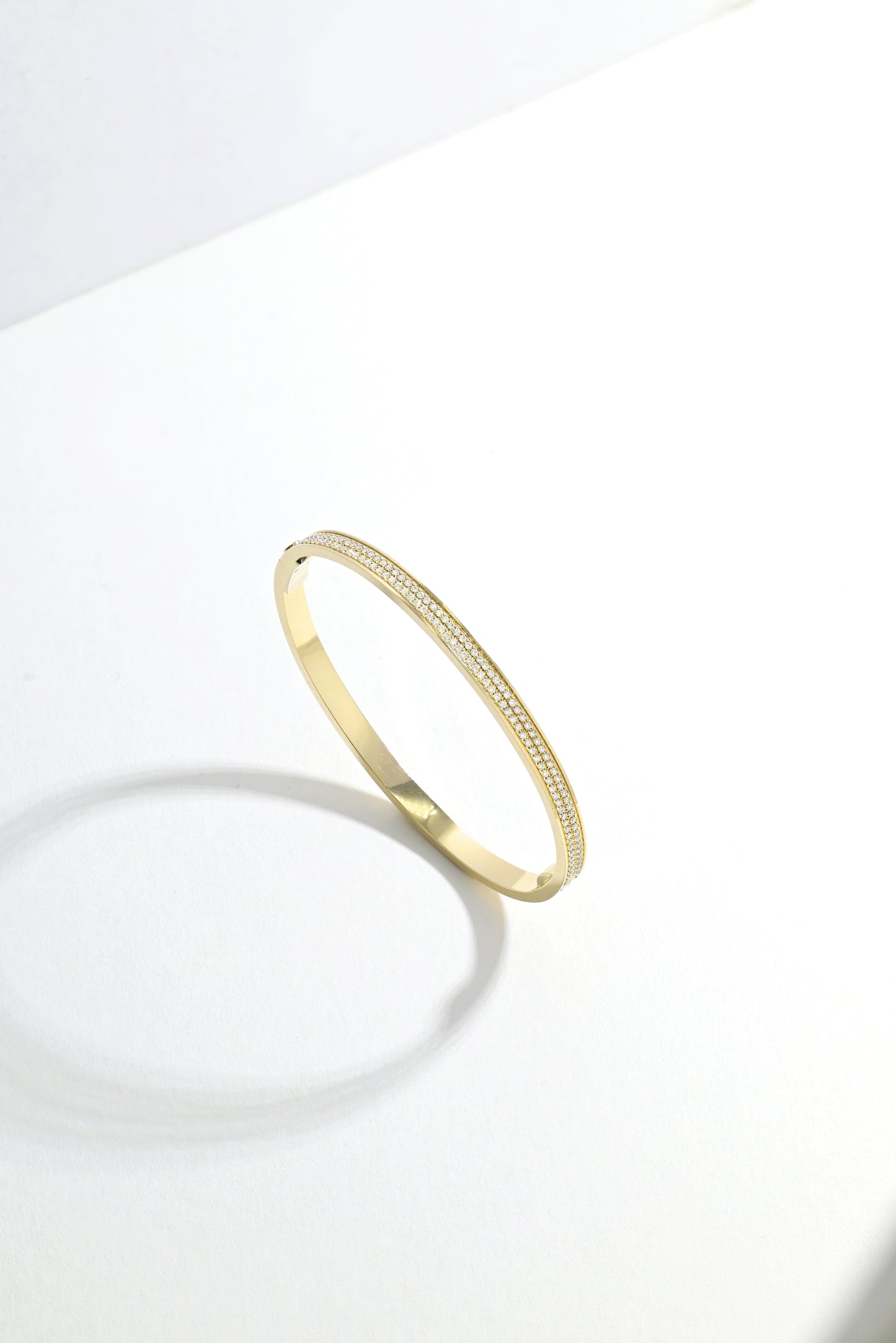 Love Me Bangle - Champagne Gold