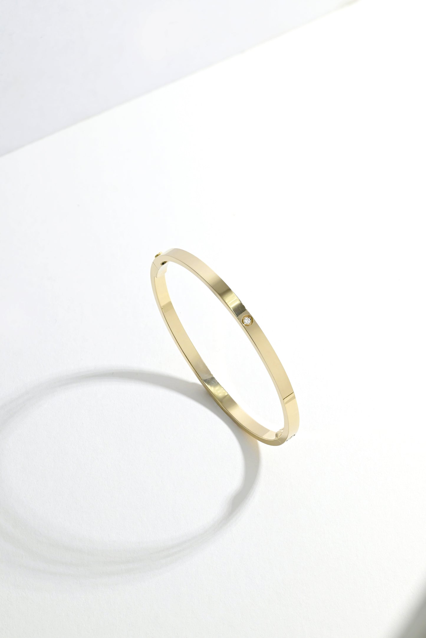 Love Me Bangle - Yellow Gold