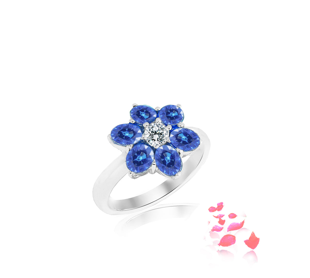 Sapphire Bloom Ring