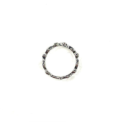 Ruby Lattice Milgrain Ring