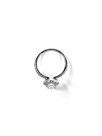 Natural Pear Diamond - Halo