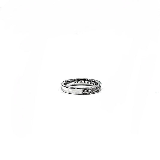 Half Circle Diamond Ring