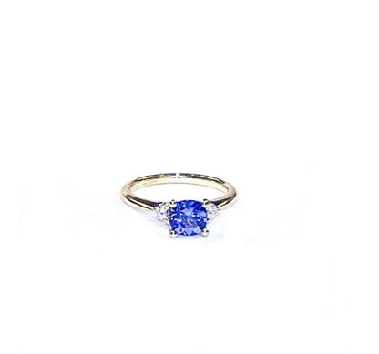 Blue Tanzanite Ring