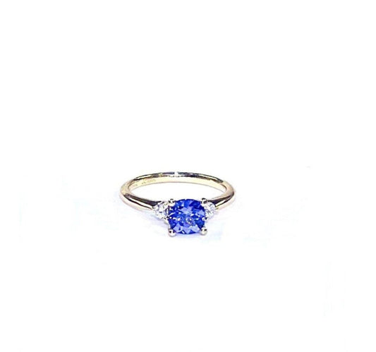 Blue Tanzanite Ring