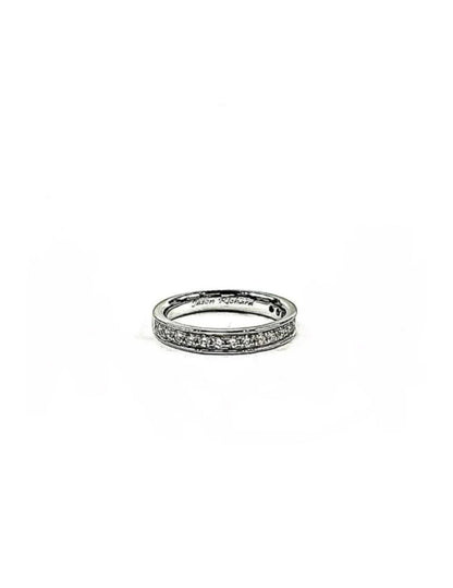 Half Circle Diamond Ring